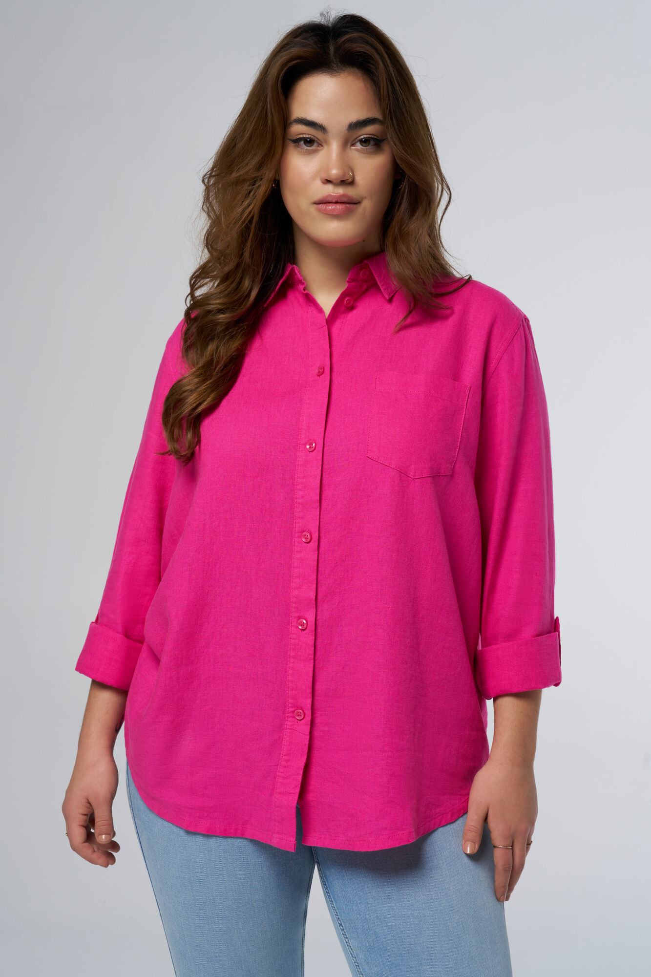 Dames Linnen blouse MS Mode