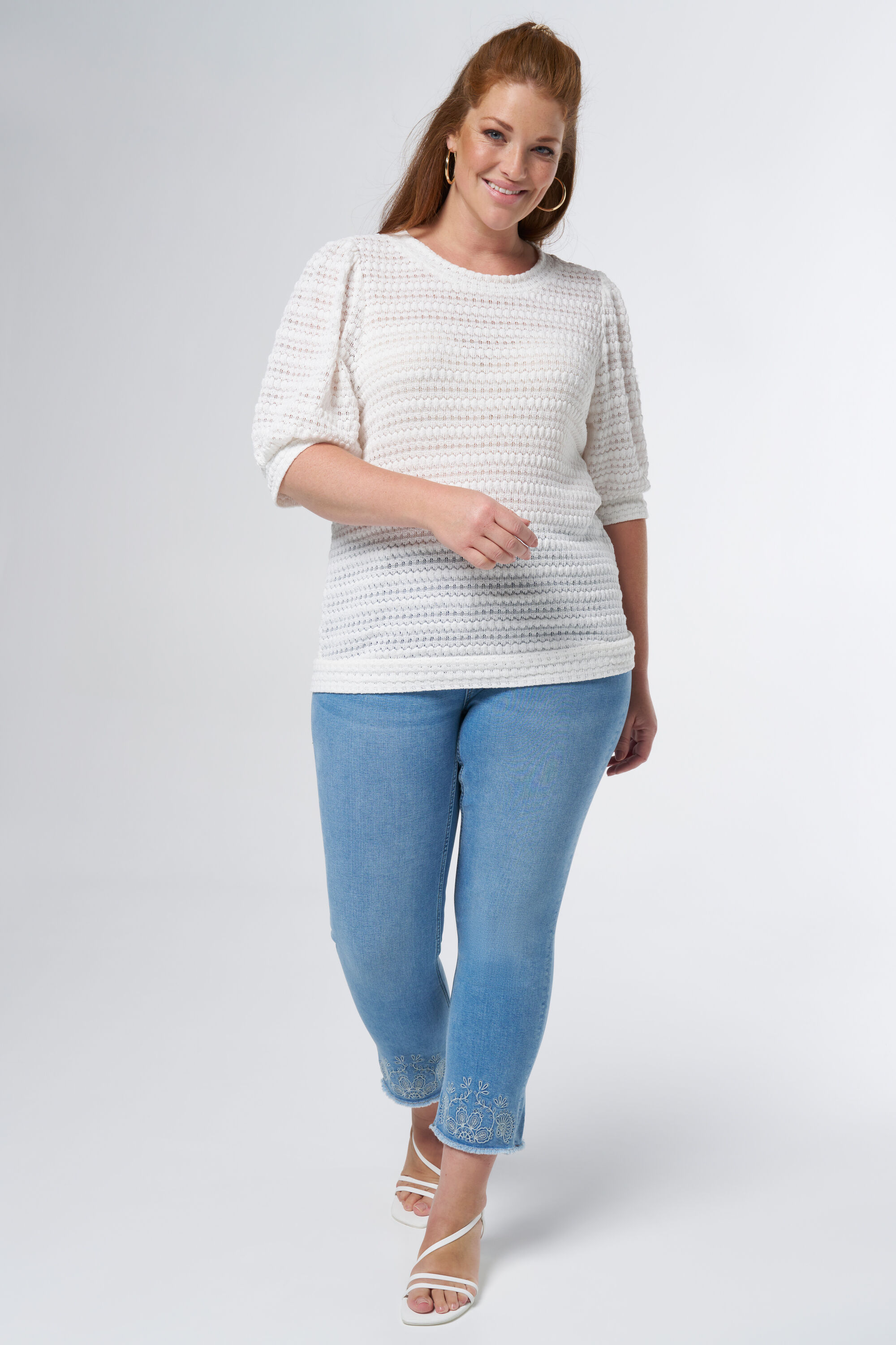 Top met ballonmouwen image number 5