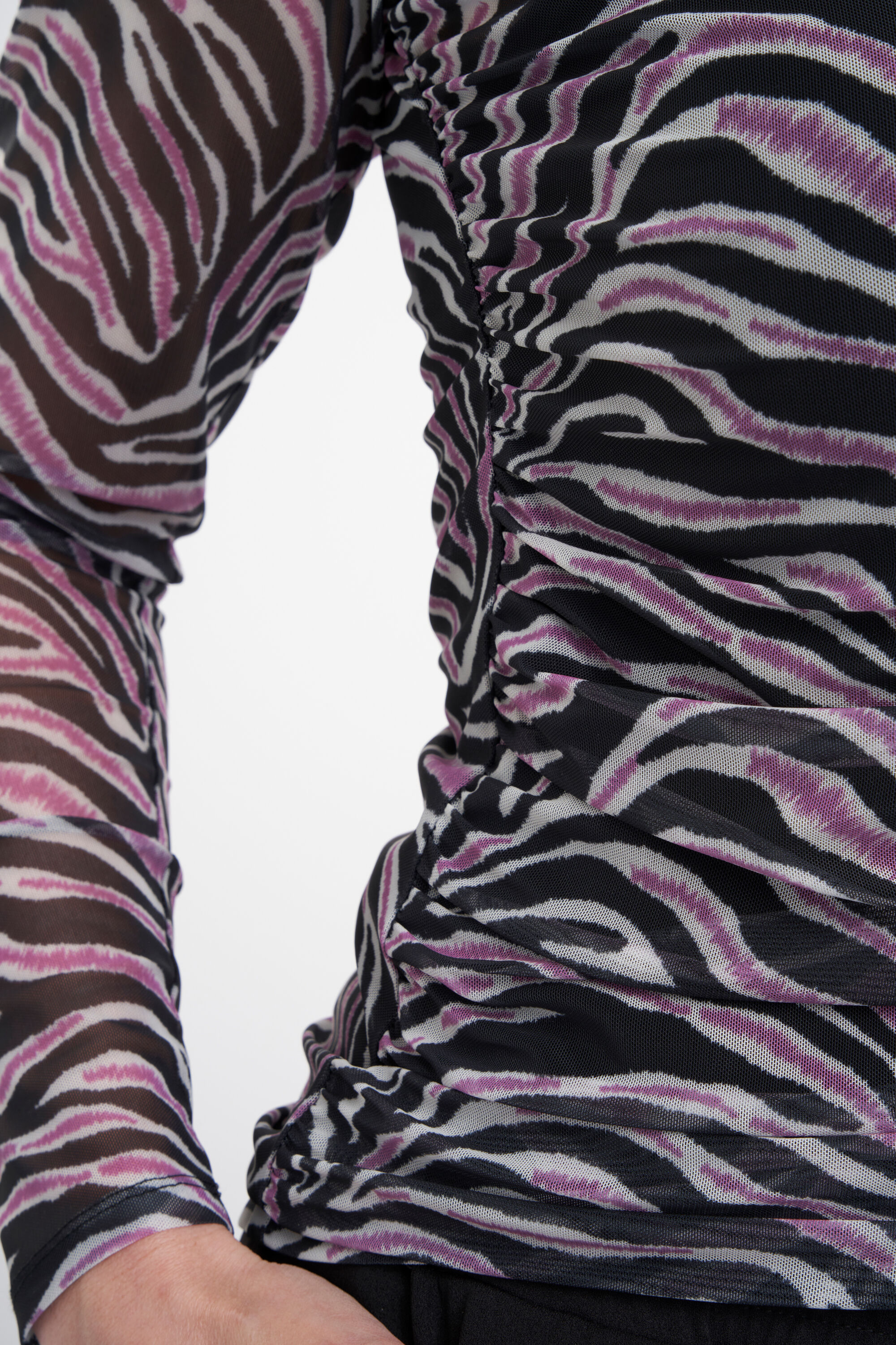 Mesh top met print image number 4