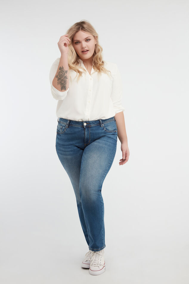 Loose leg jeans ROSE image number 7