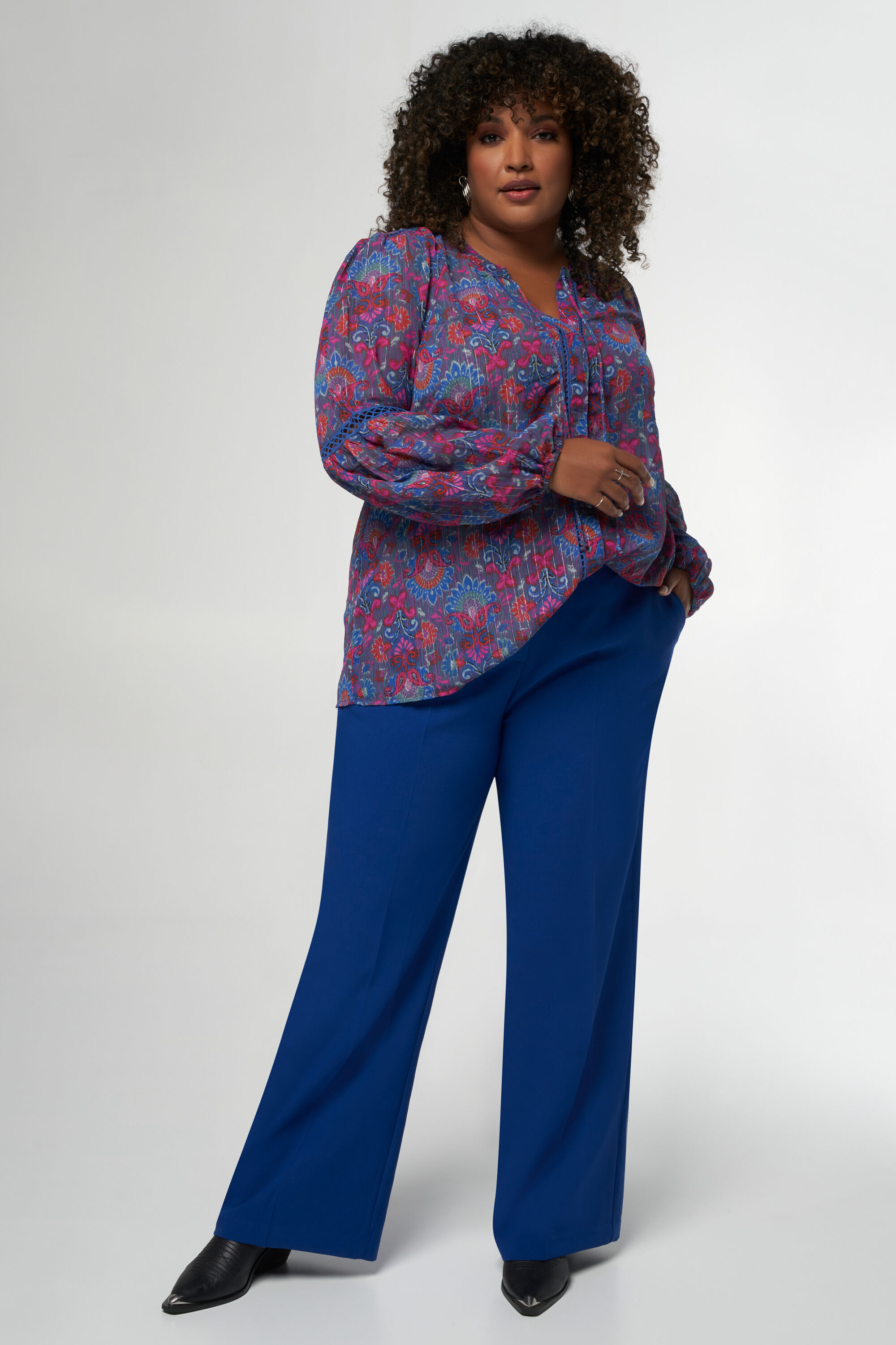 Blouse met paisley print image number 0