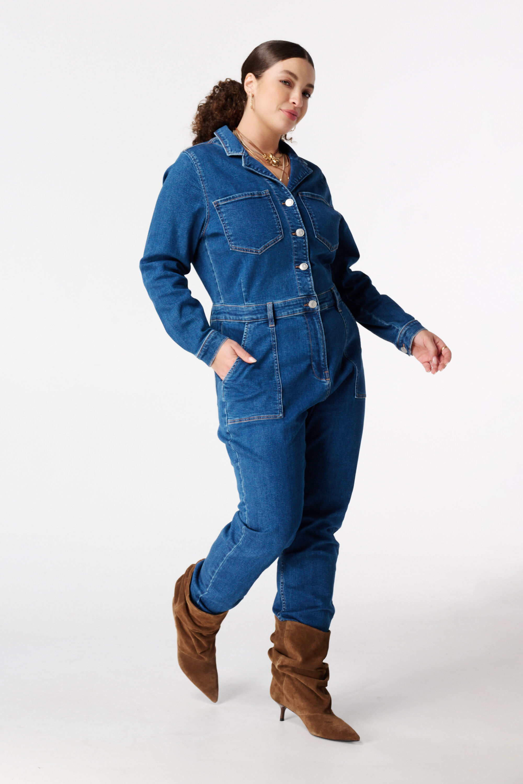 Denim jumpsuit