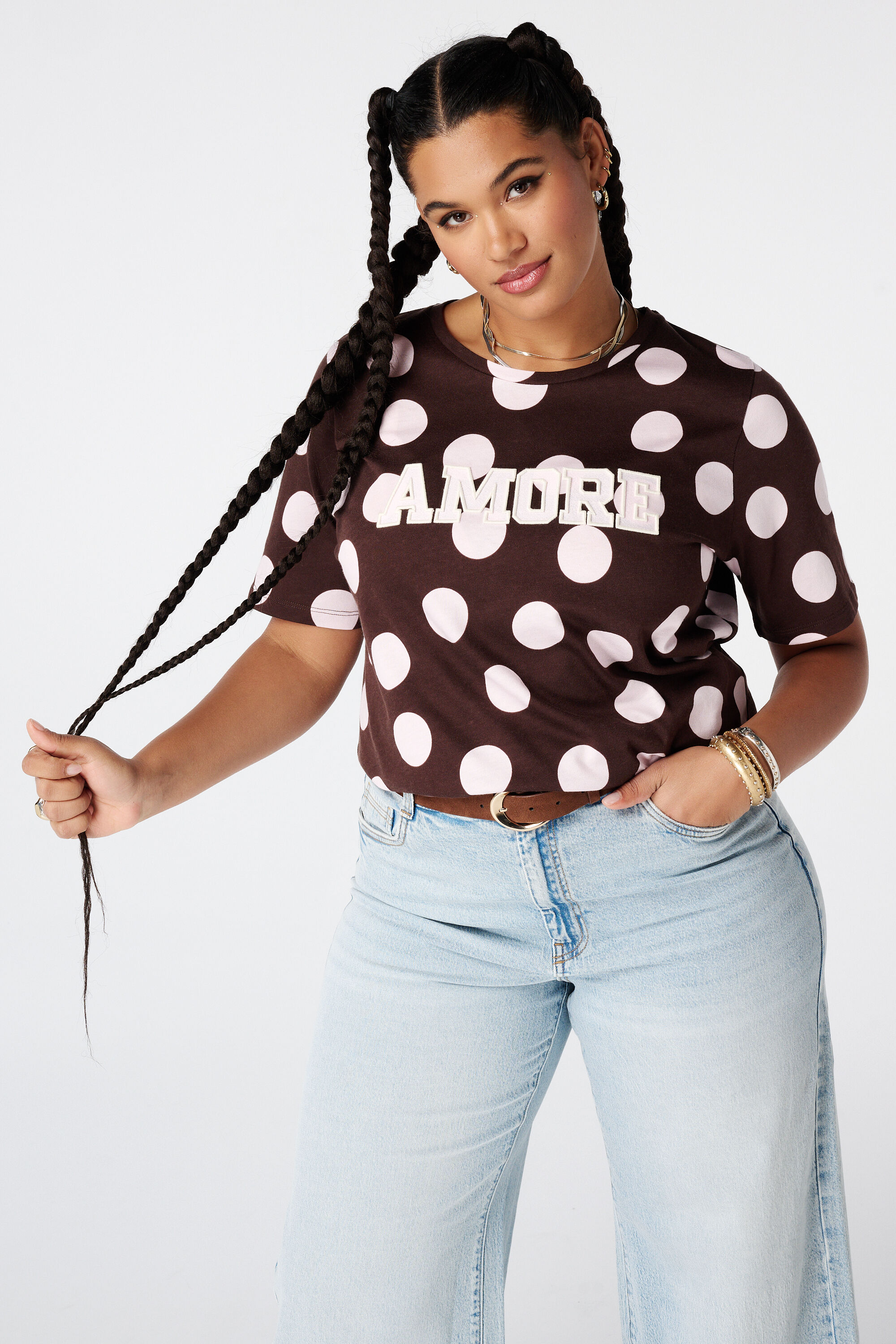 T-shirt met print