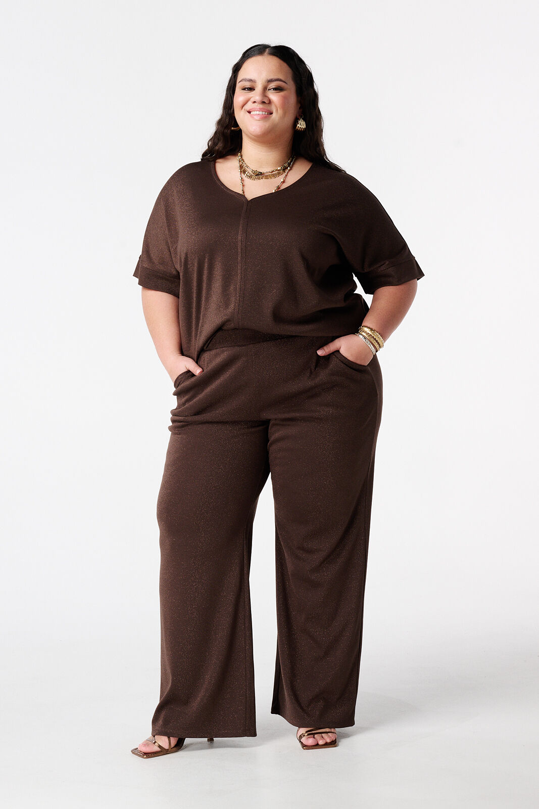 T-shirt met lurex image number 5