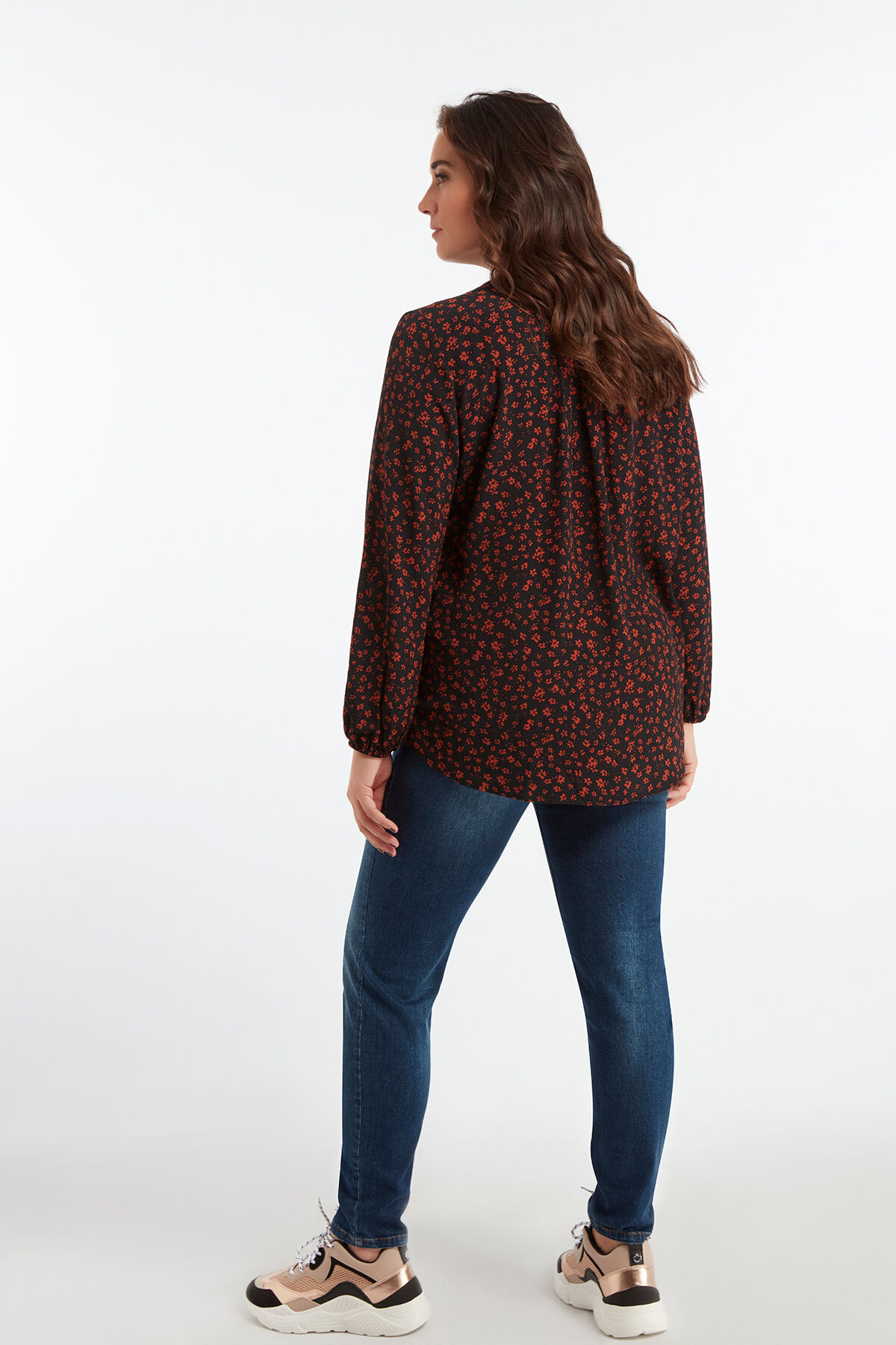 Blouse met bloemenprint image number 4