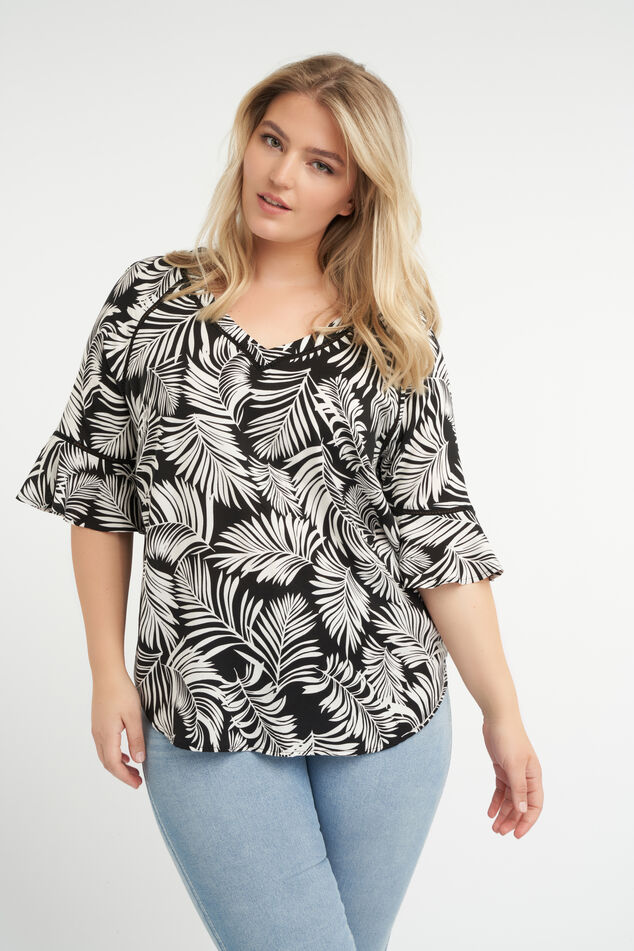 Blouse met print image number 0