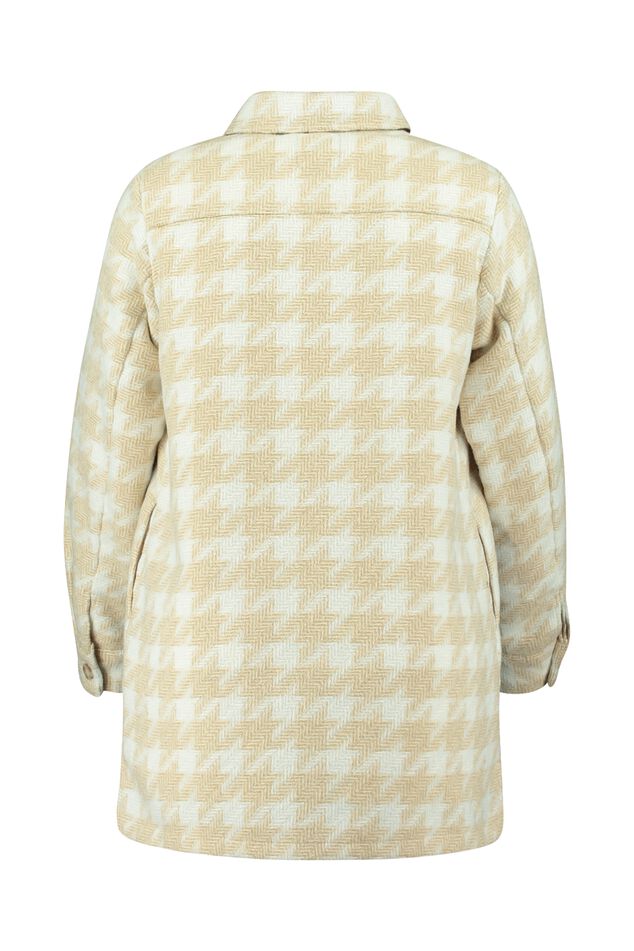 Shacket met pied-de-poule print image number 3