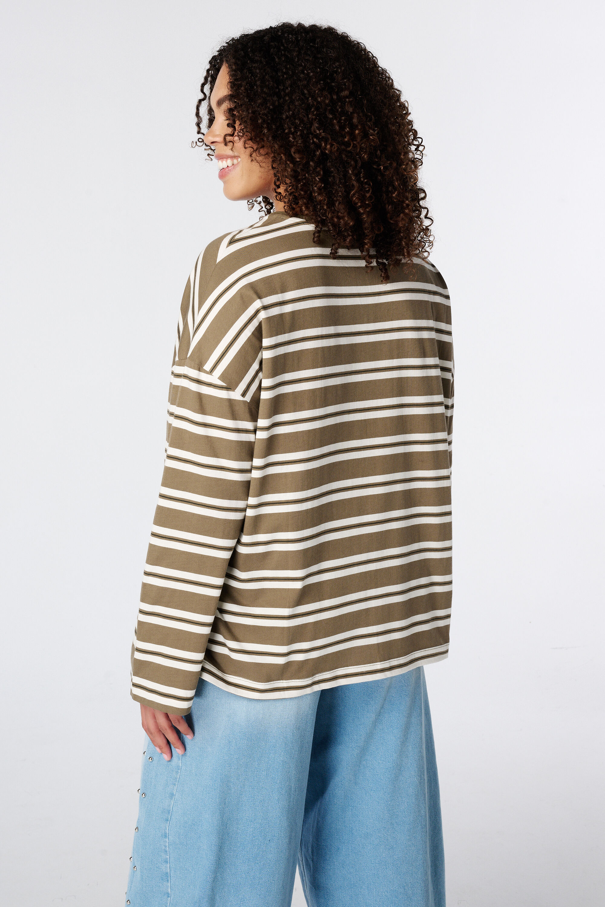 Gestreepte longsleeve image number 3