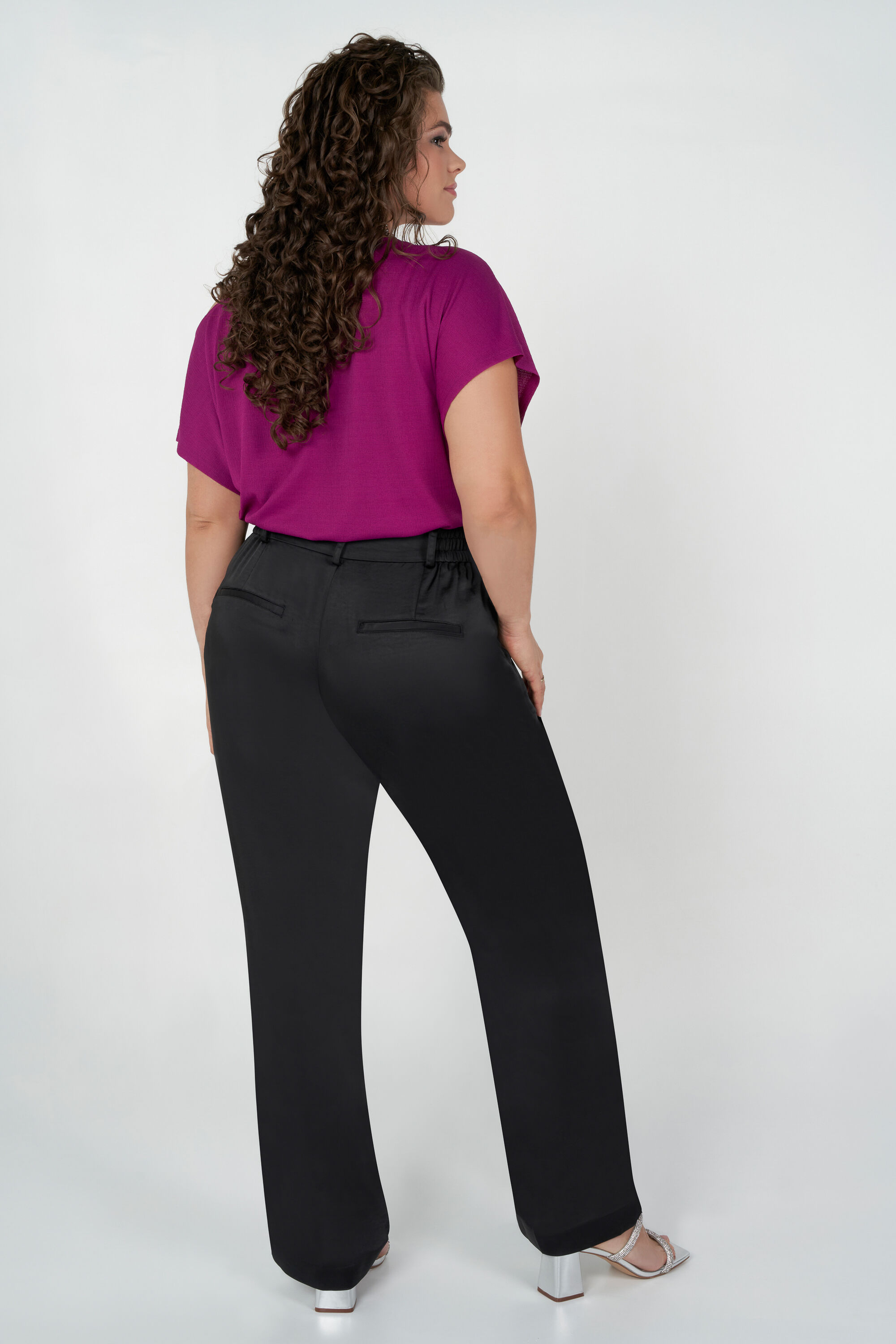 Satijnen pantalon image number 3