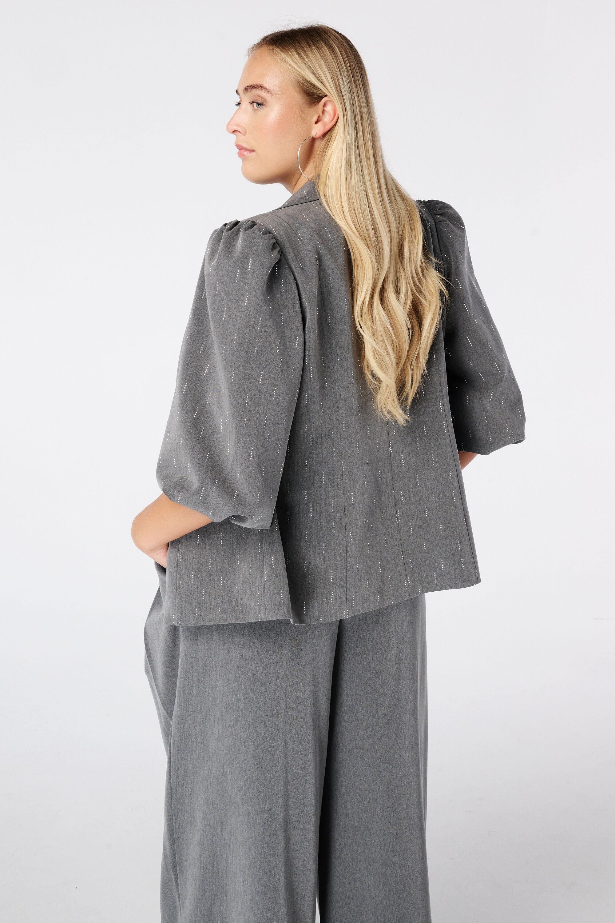 Blazer met pofmouwen image number 3