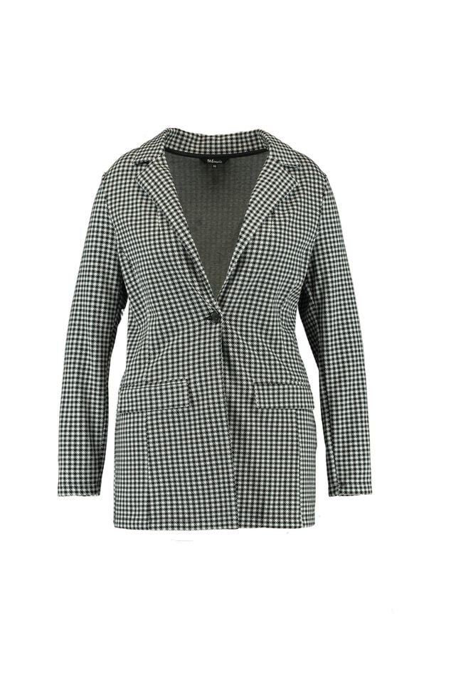 Pied de poule blazer image number 1