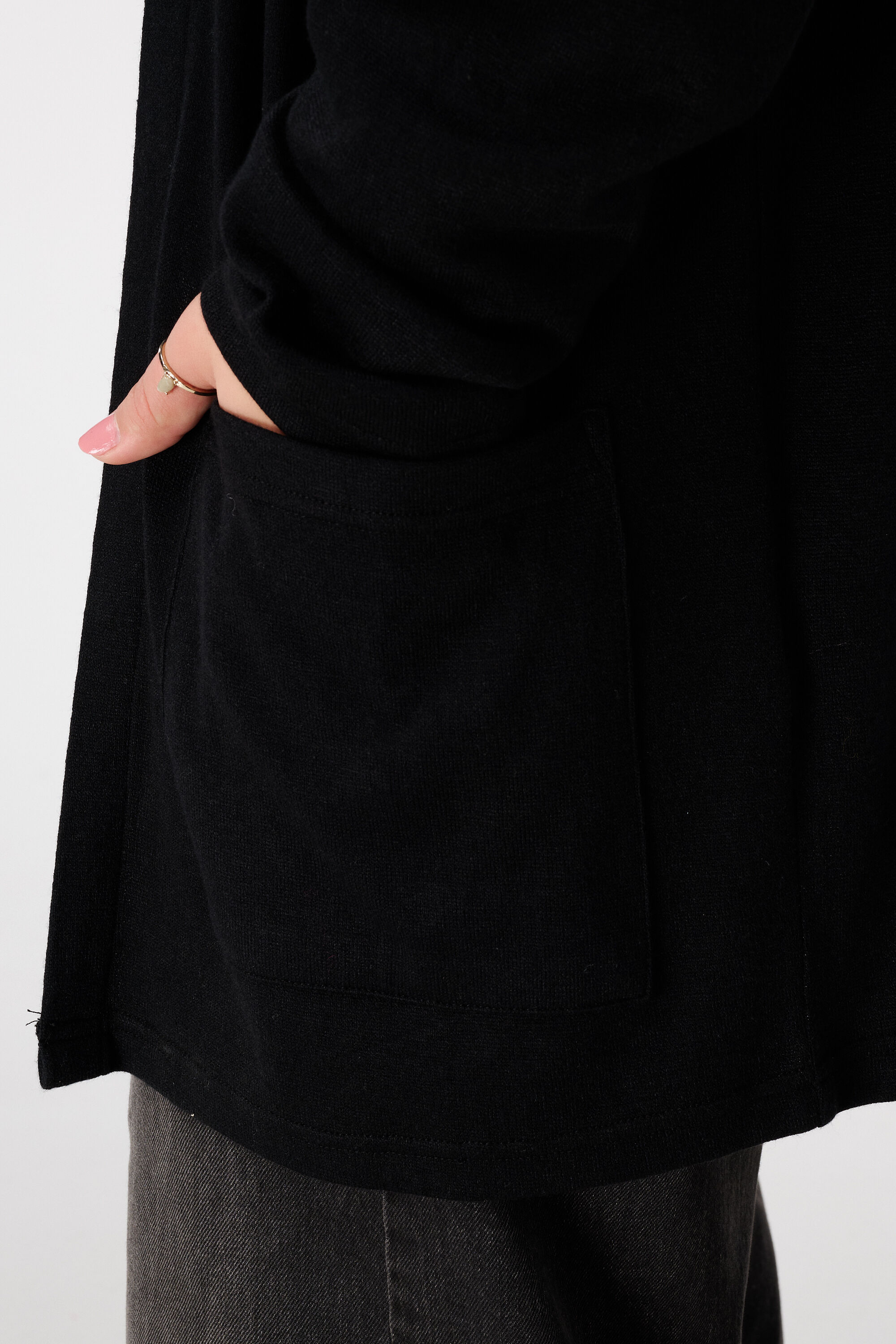 Lang vest met steekzakken image number 6