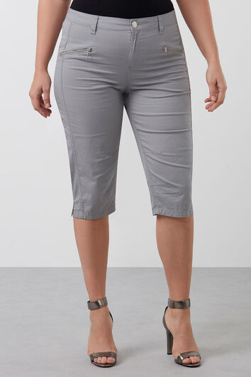 Katoenen capri broek
