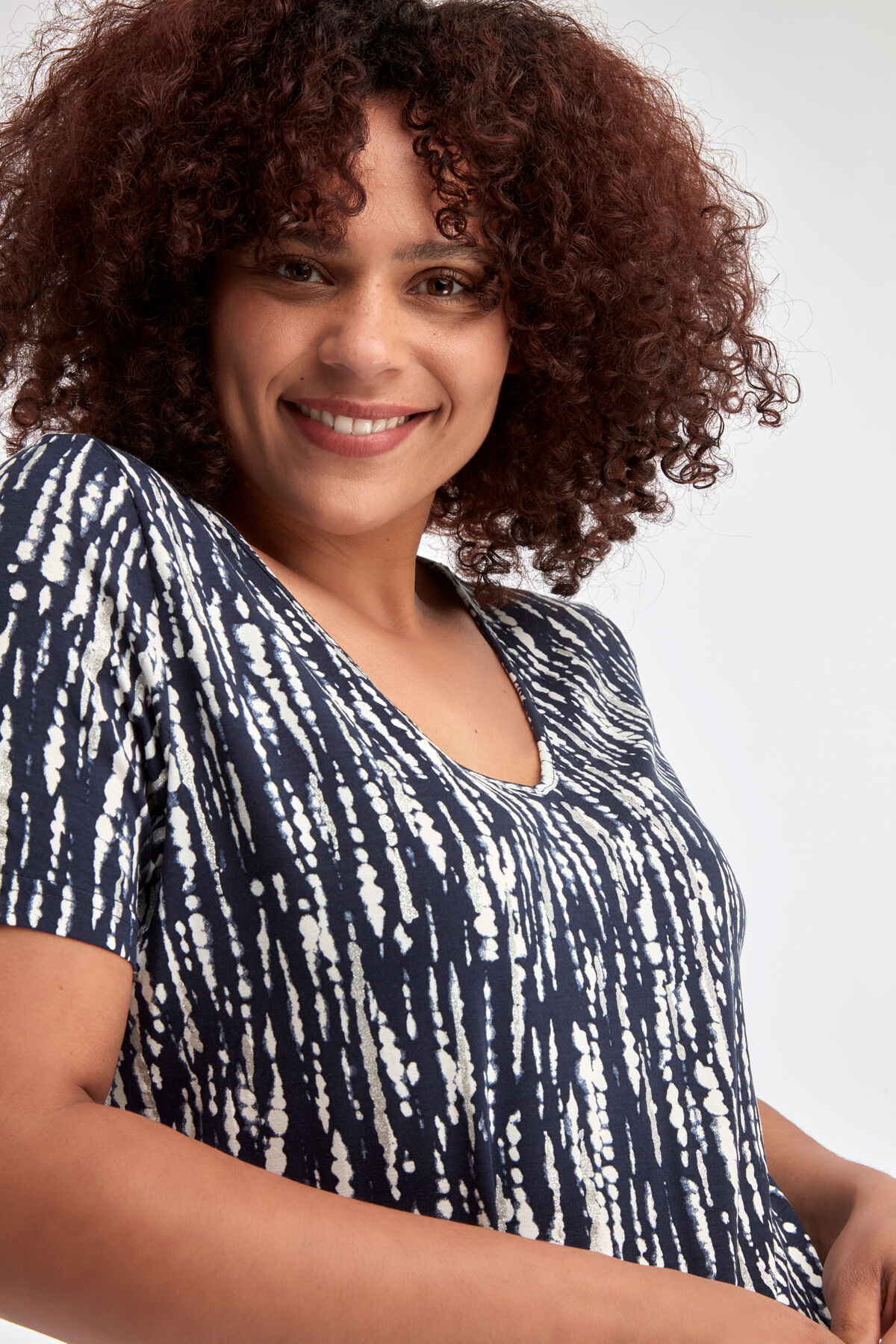 T-shirt met glitter image number 4