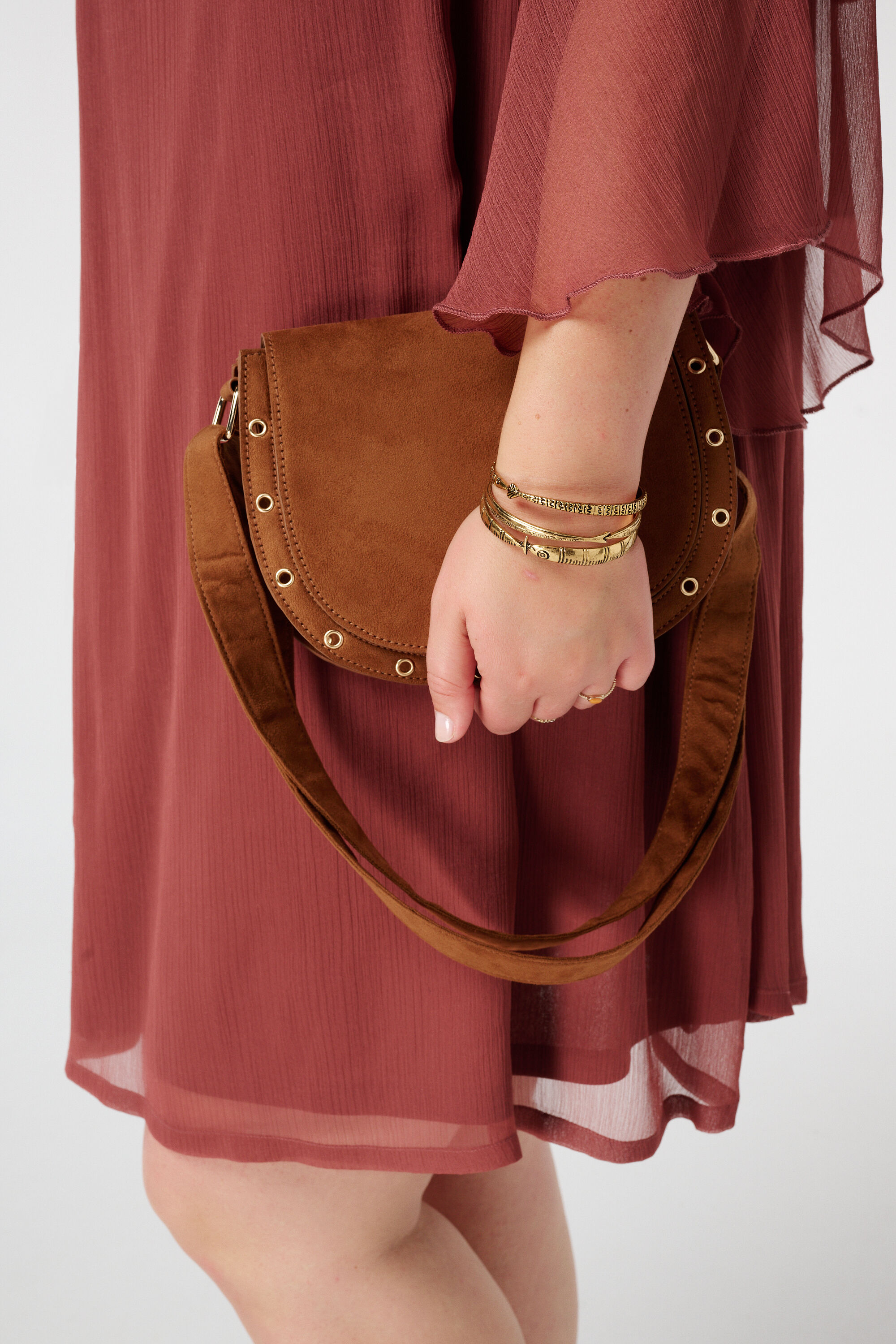 Schoudertas met su&egrave;delook image number 4