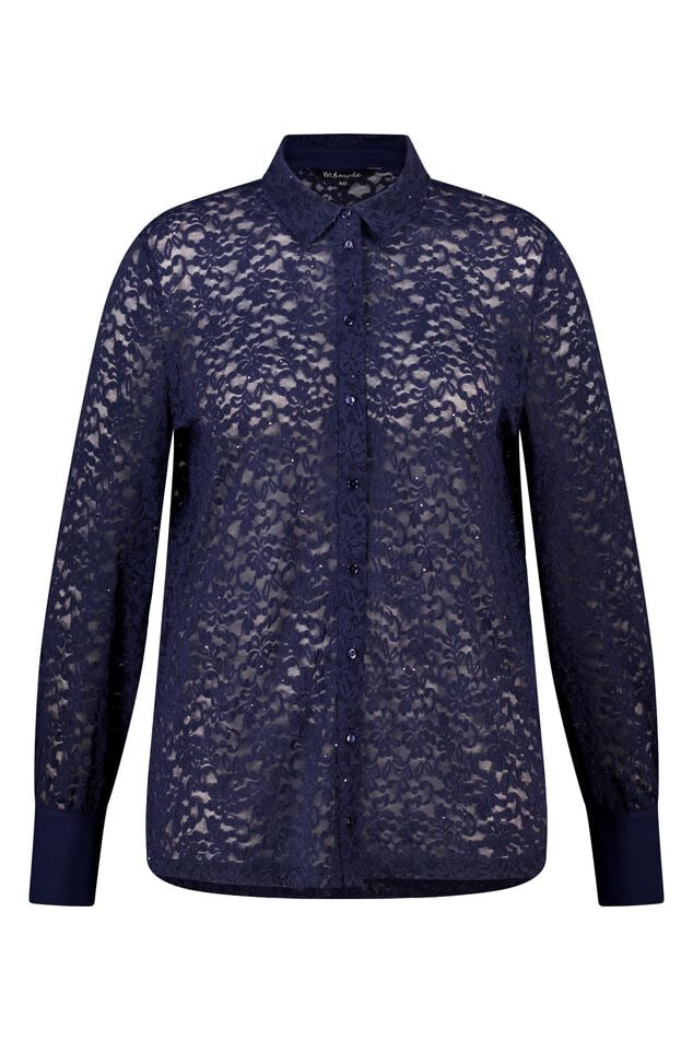 Top met kant en pailetten image number 1