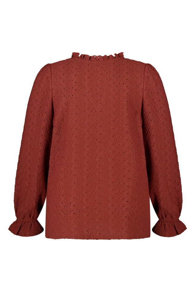 Top met broderie image number 2