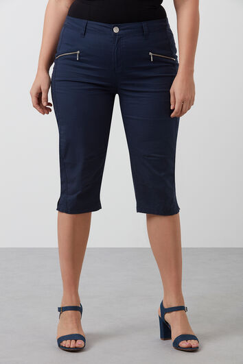 Katoenen capri broek