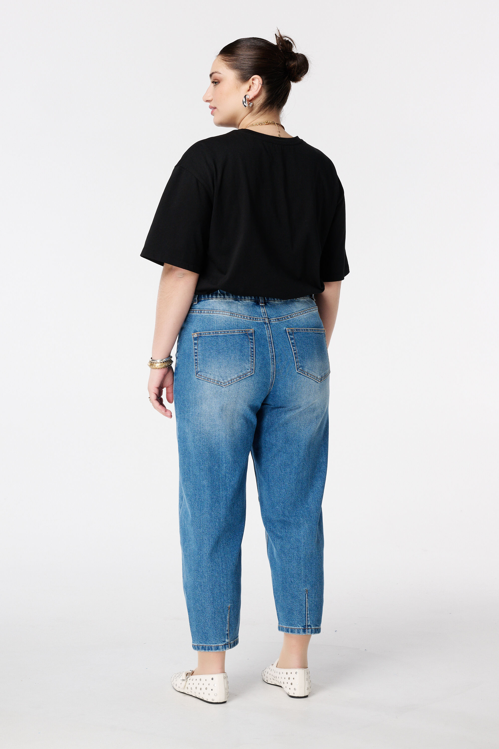 Ballon jeans met siernaden image number 3