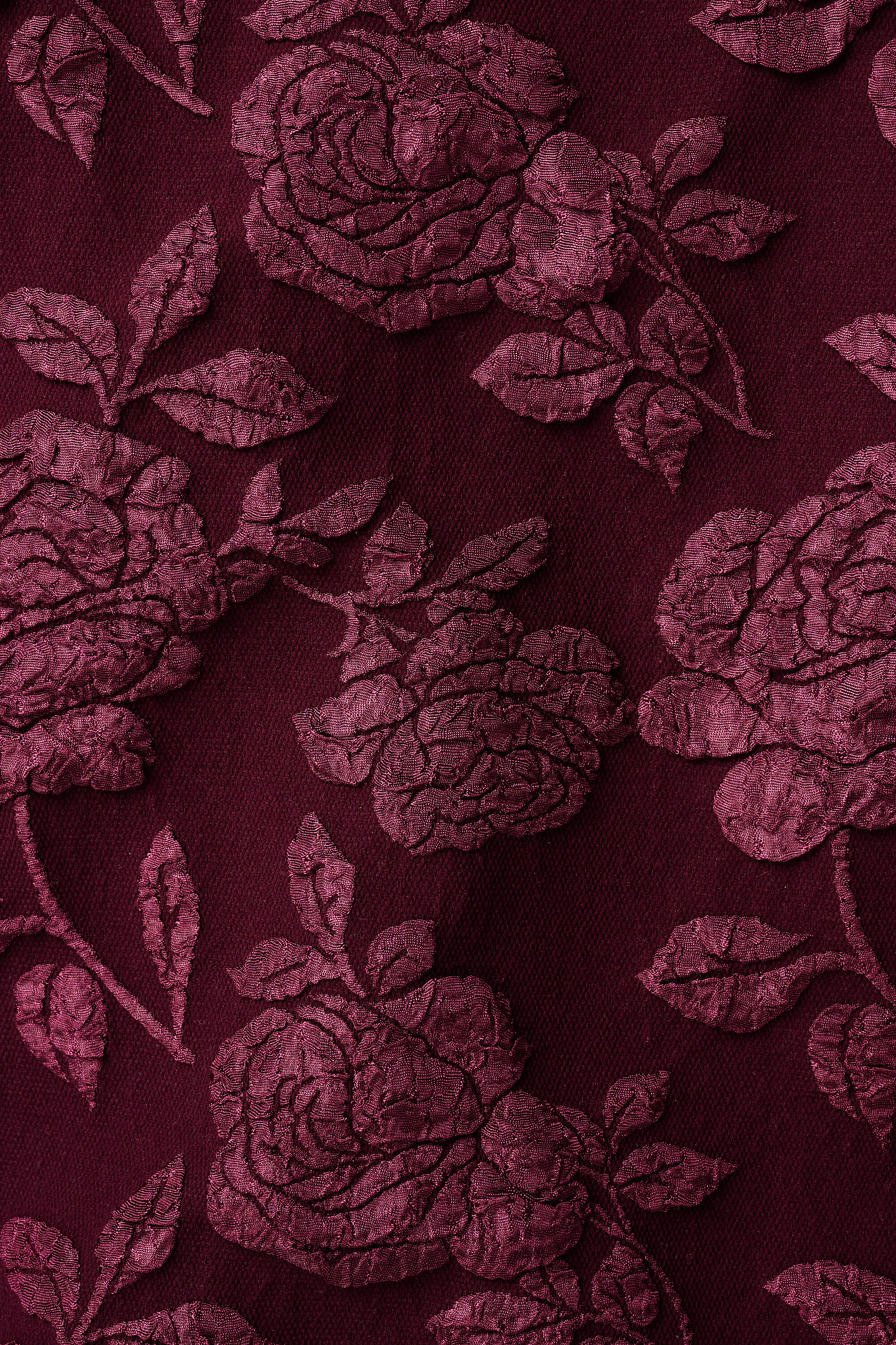 Jaquard top met pofmouw image number 6