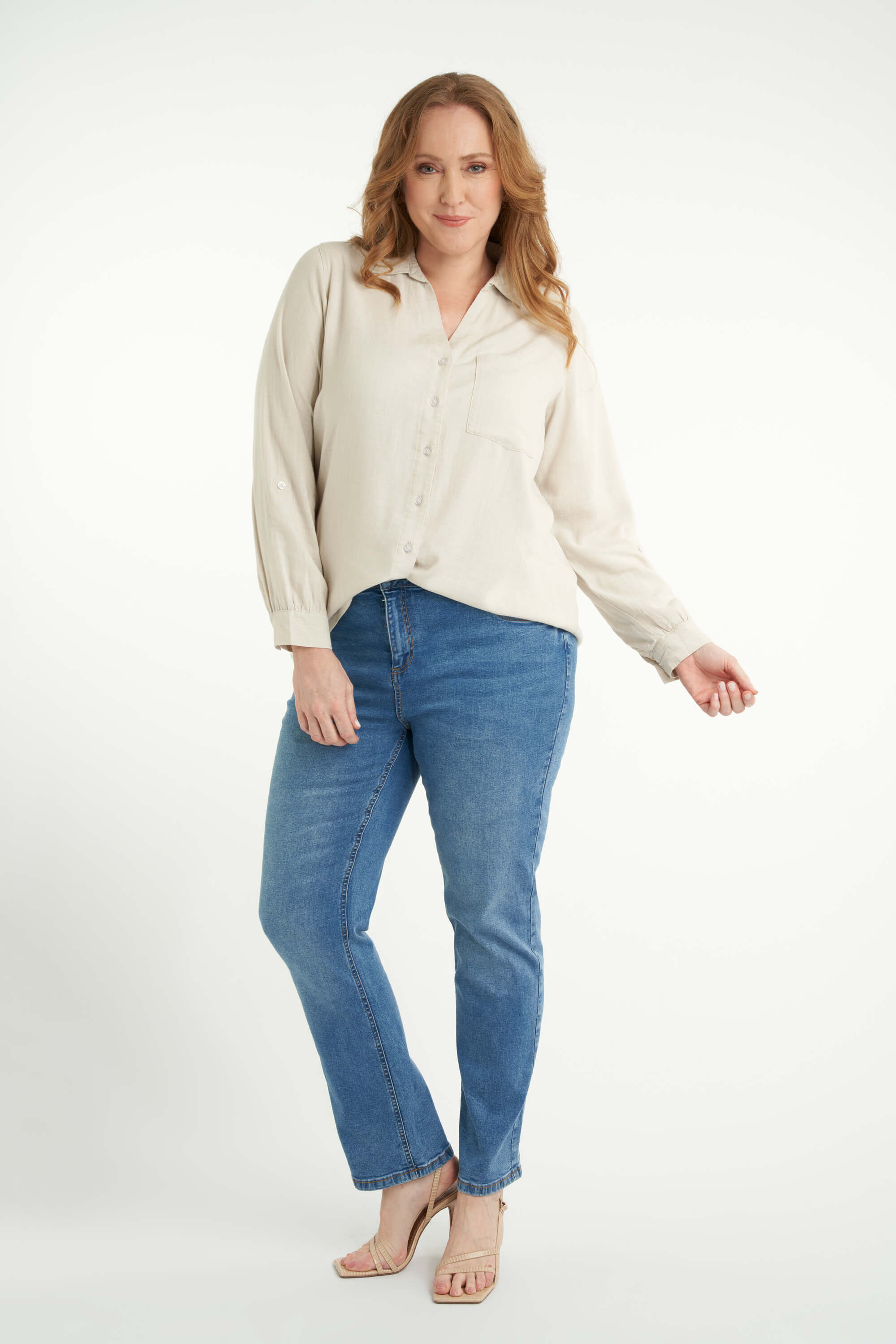 Linnen blouse  image number 7