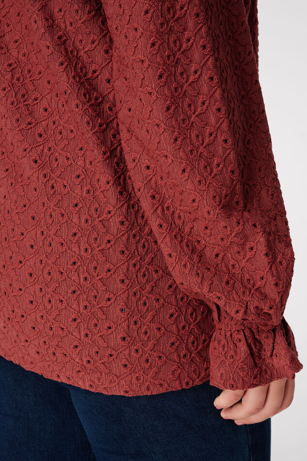 Top met broderie image number 5