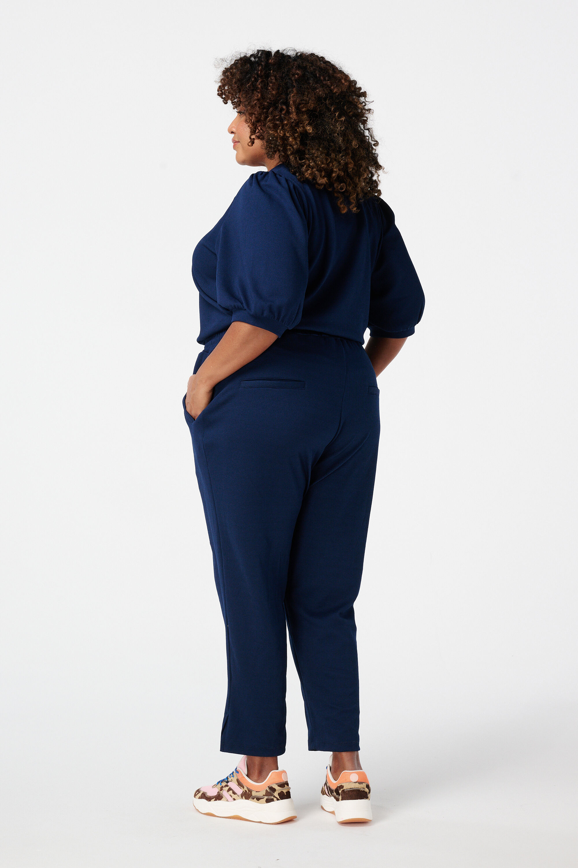 Broek met elastische taille image number 3