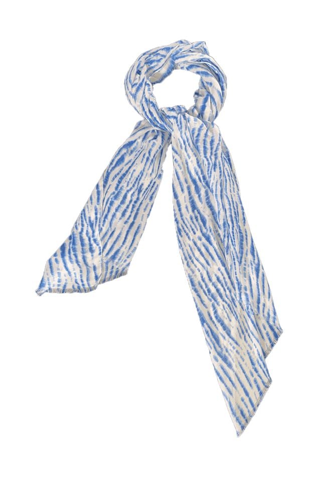 Sjaal met tie dye print image number 1