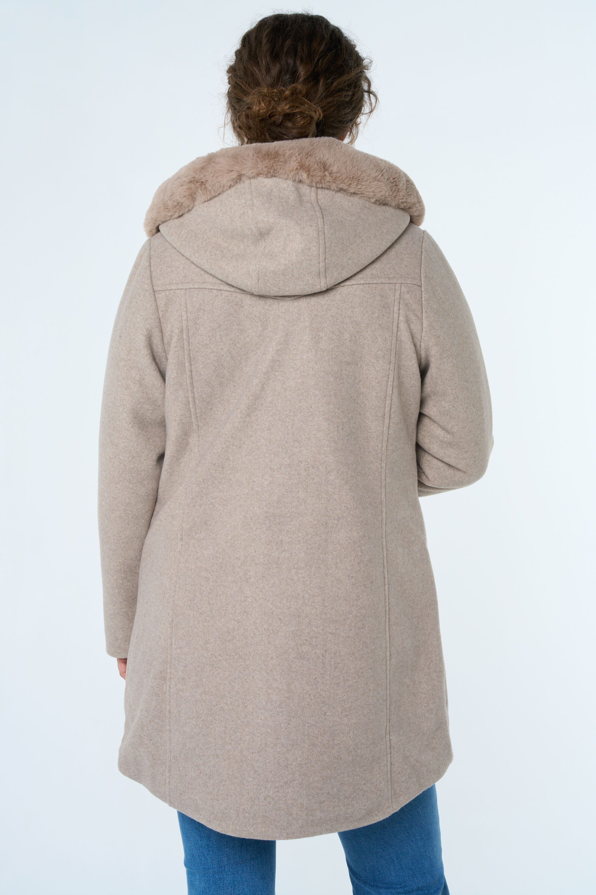 Jas met wol look image number 4