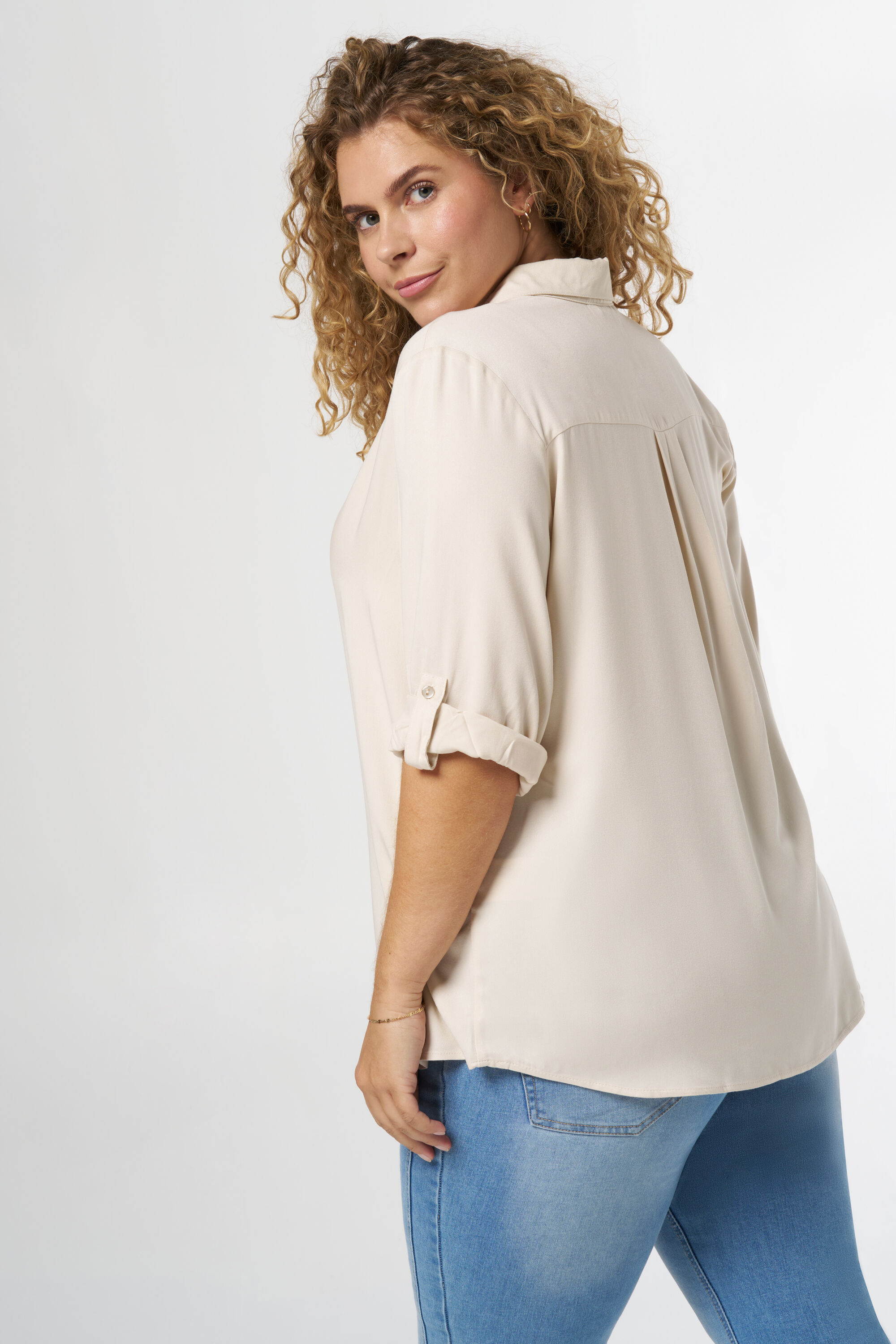 Blouse met v-hals image number 3