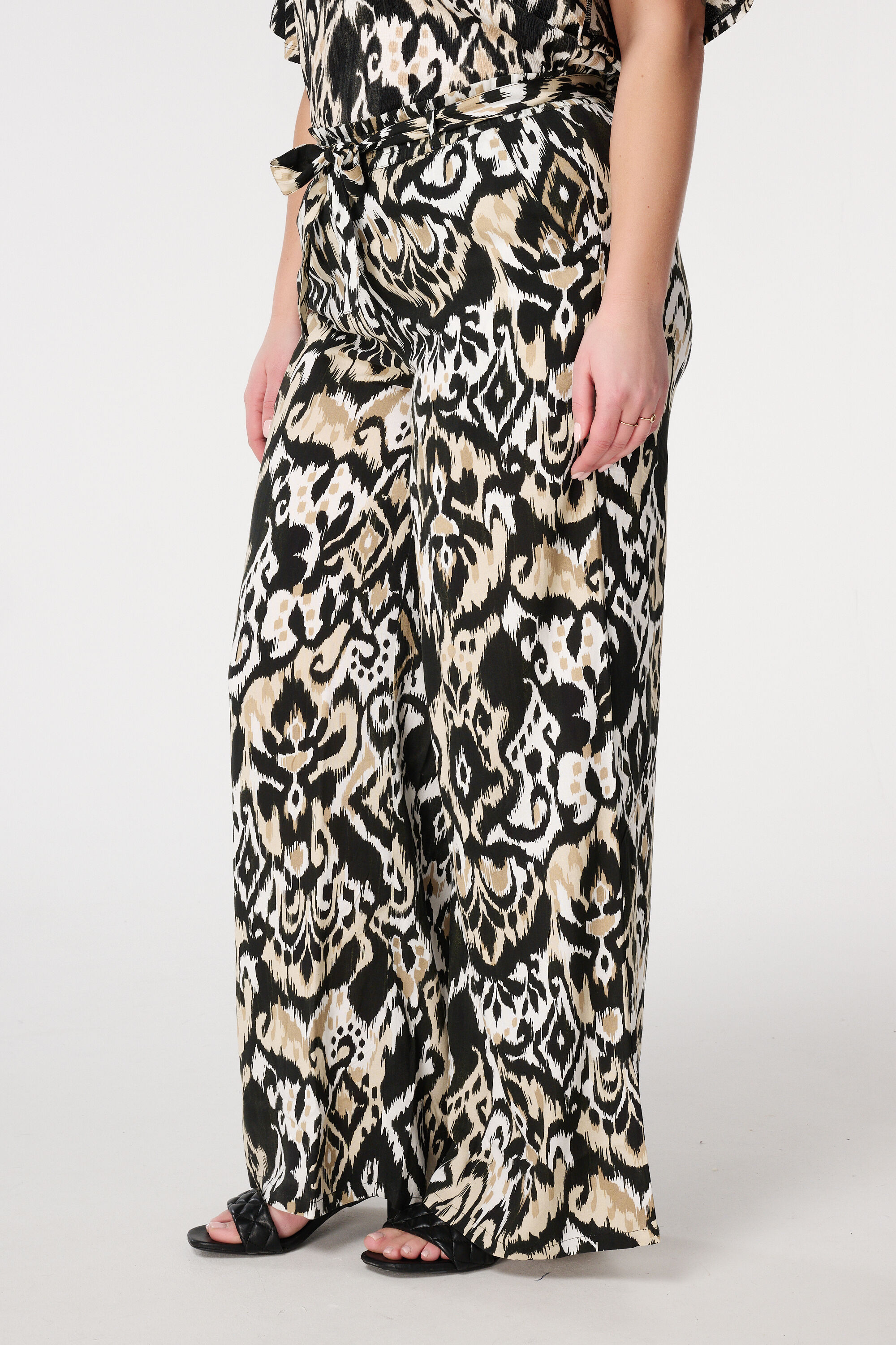 Broek met elastische taille image number 5