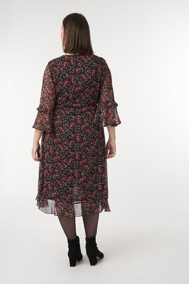 Wikkeljurk met paisleyprint image number 4