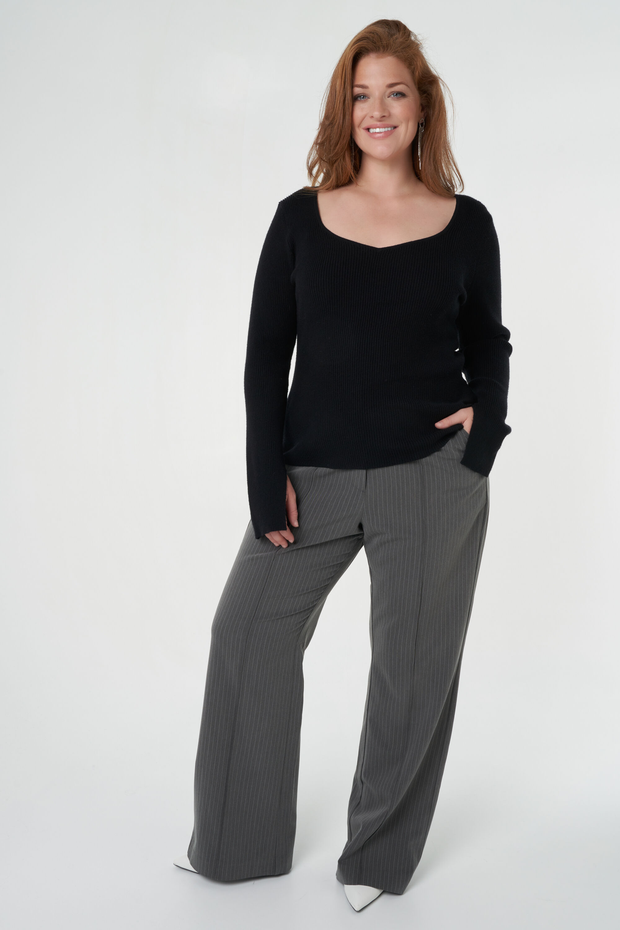 Fijngebreide top image number 6