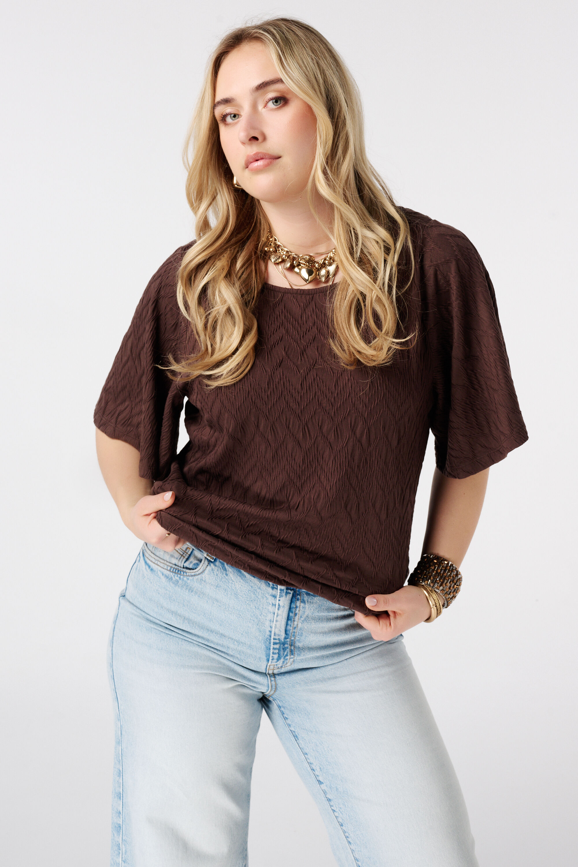 Top met boothals image number 0