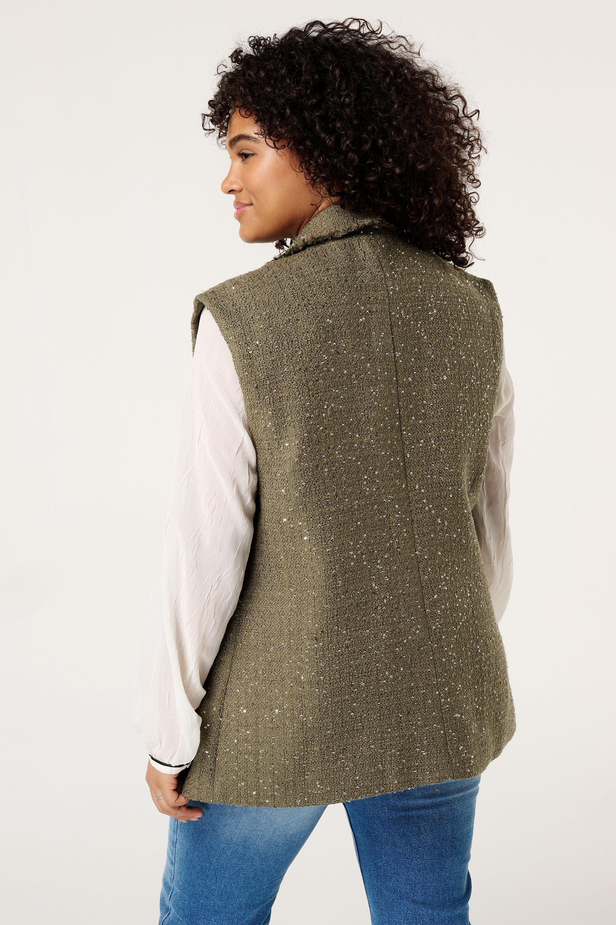Tweed gilet image number 3