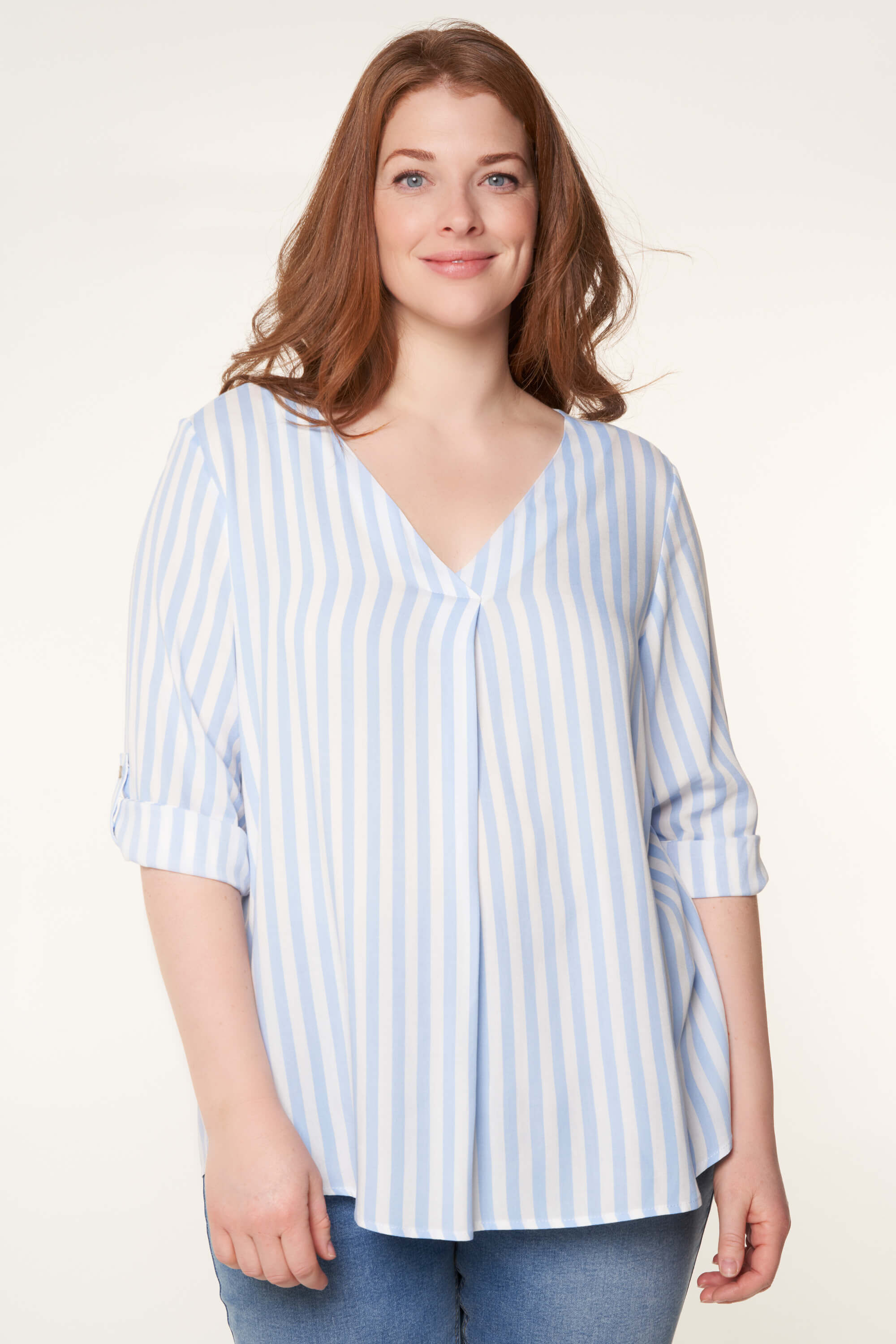 Blouse met v-hals image number 6