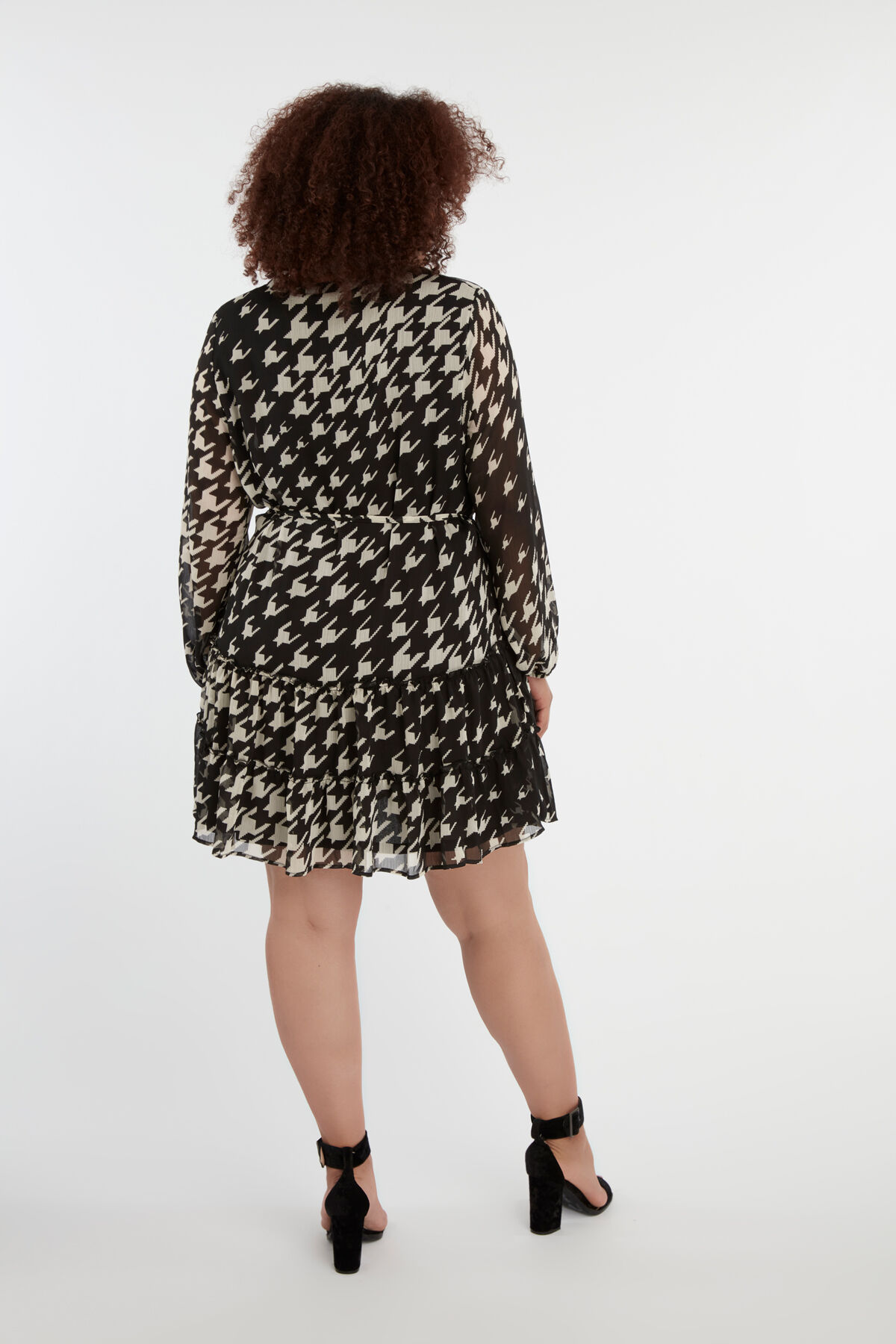 Jurkje met pied-de-poule print image number 3