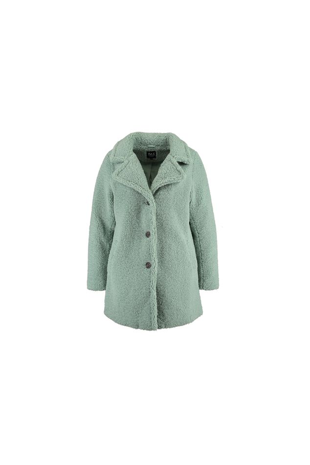 Zachte teddy jas image number 1