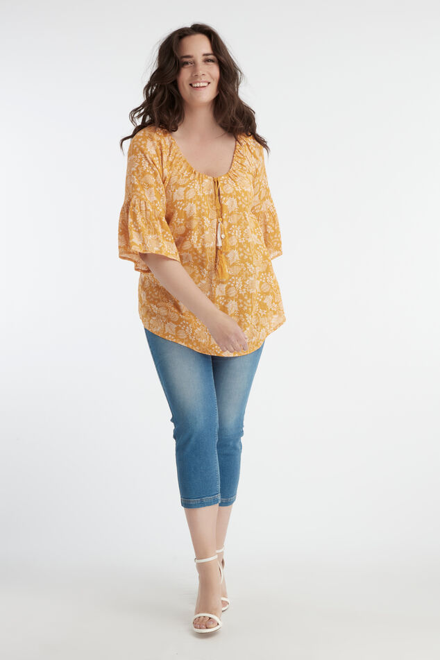 Blouse met klokmouw image number 3