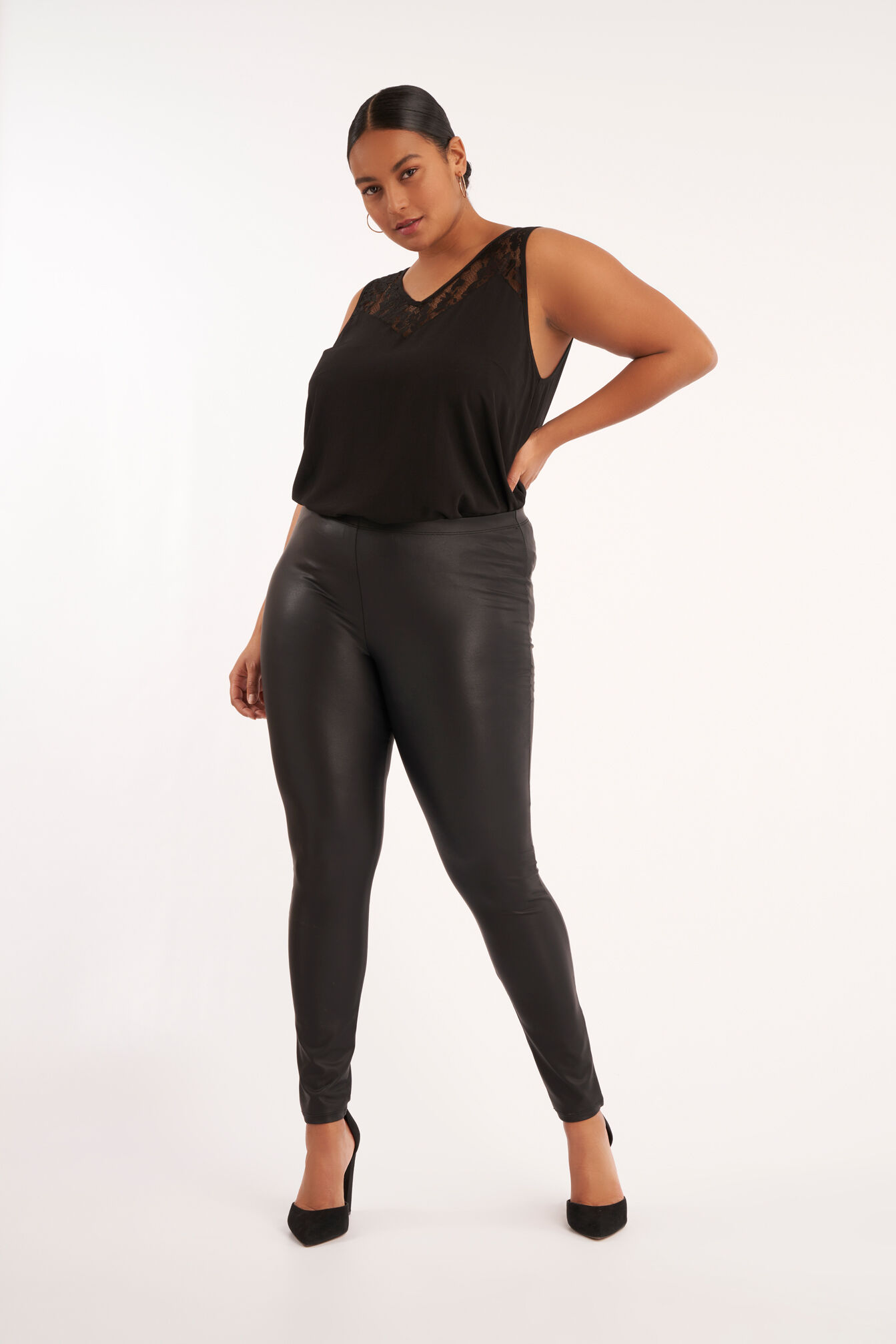 Leren legging image number 5