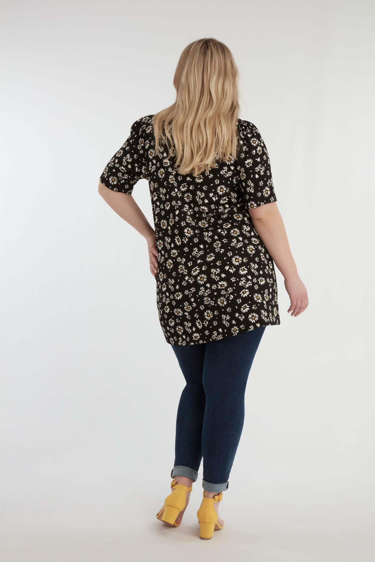 Lang T-shirt met print image number 4