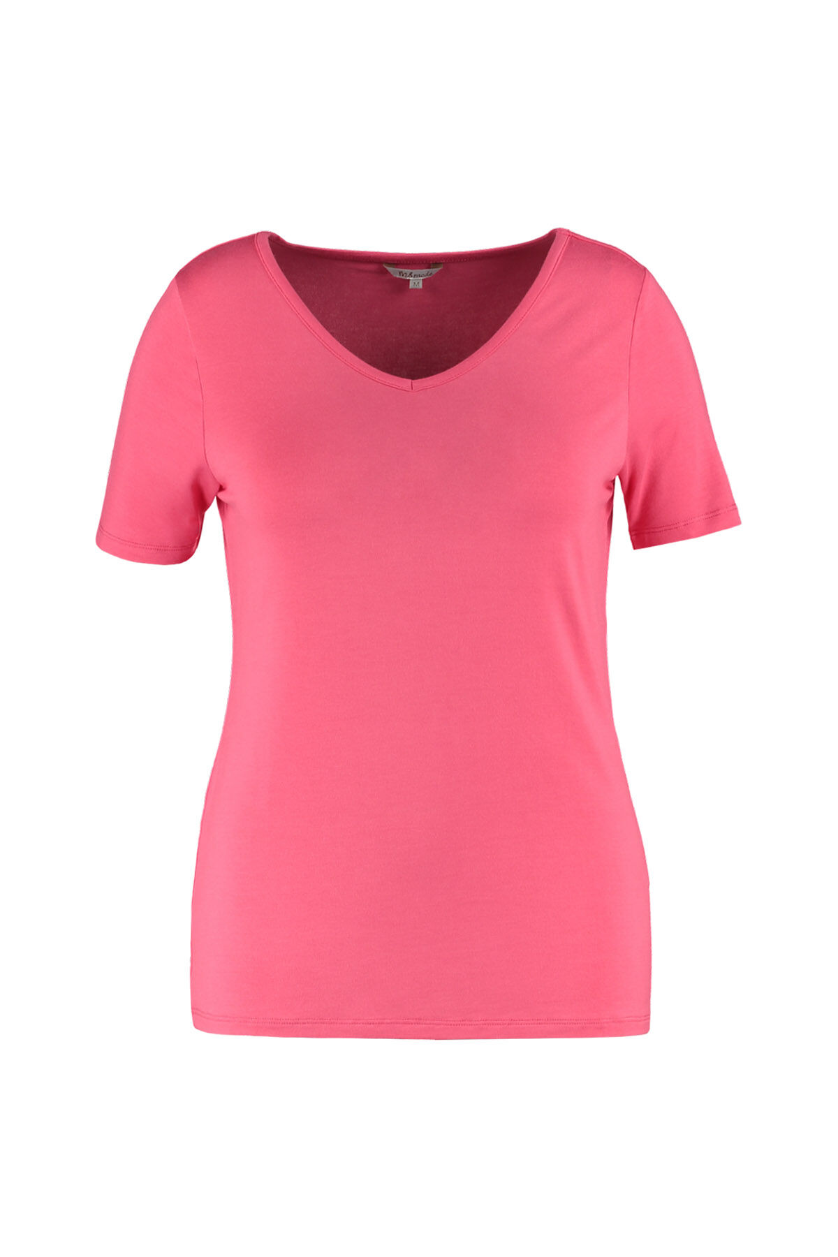 T-Shirt met V-hals image number 1