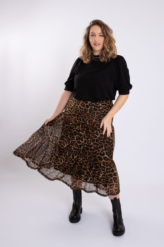 Lange rok met print image number 6
