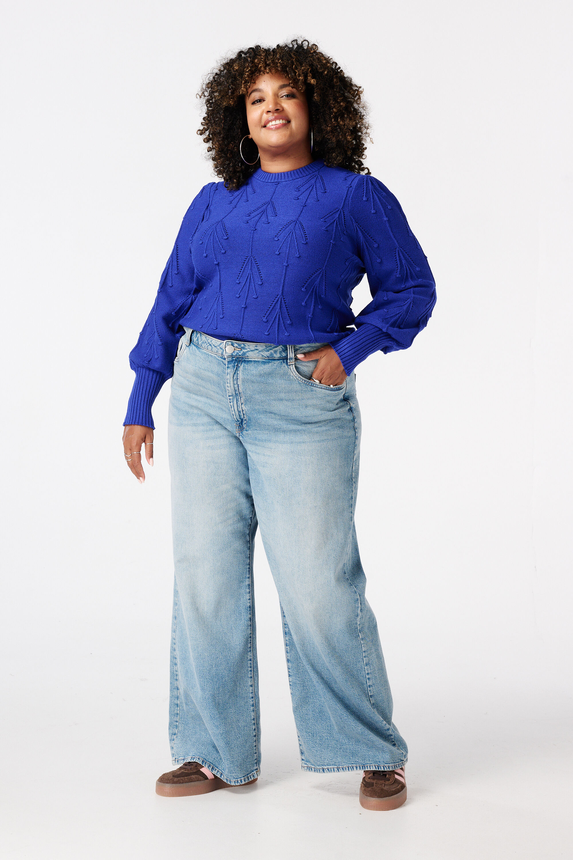 Trui met geborduurde opdruk image number 5