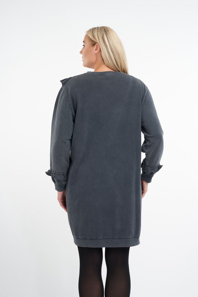 Sweater jurk met studs  image number 3
