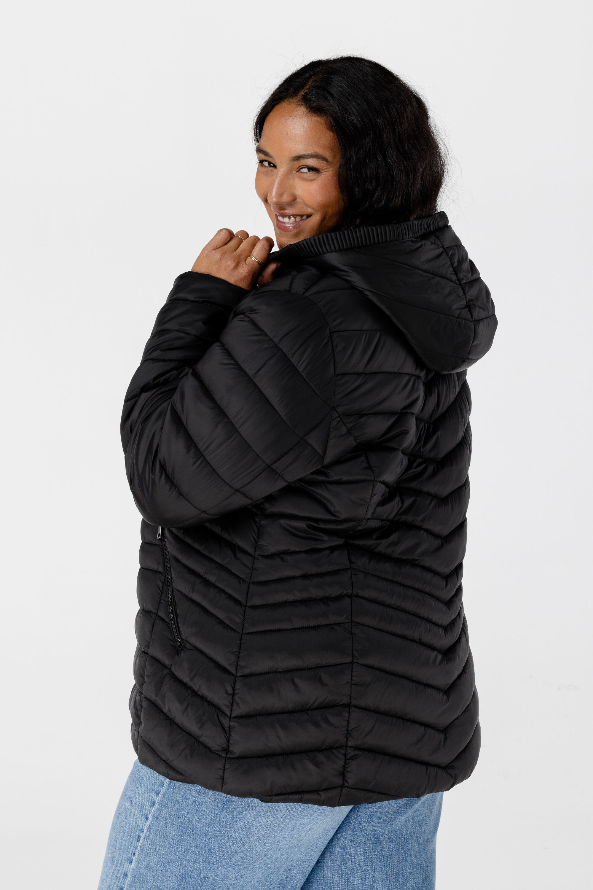 Licht gewatteerde jas image number 3