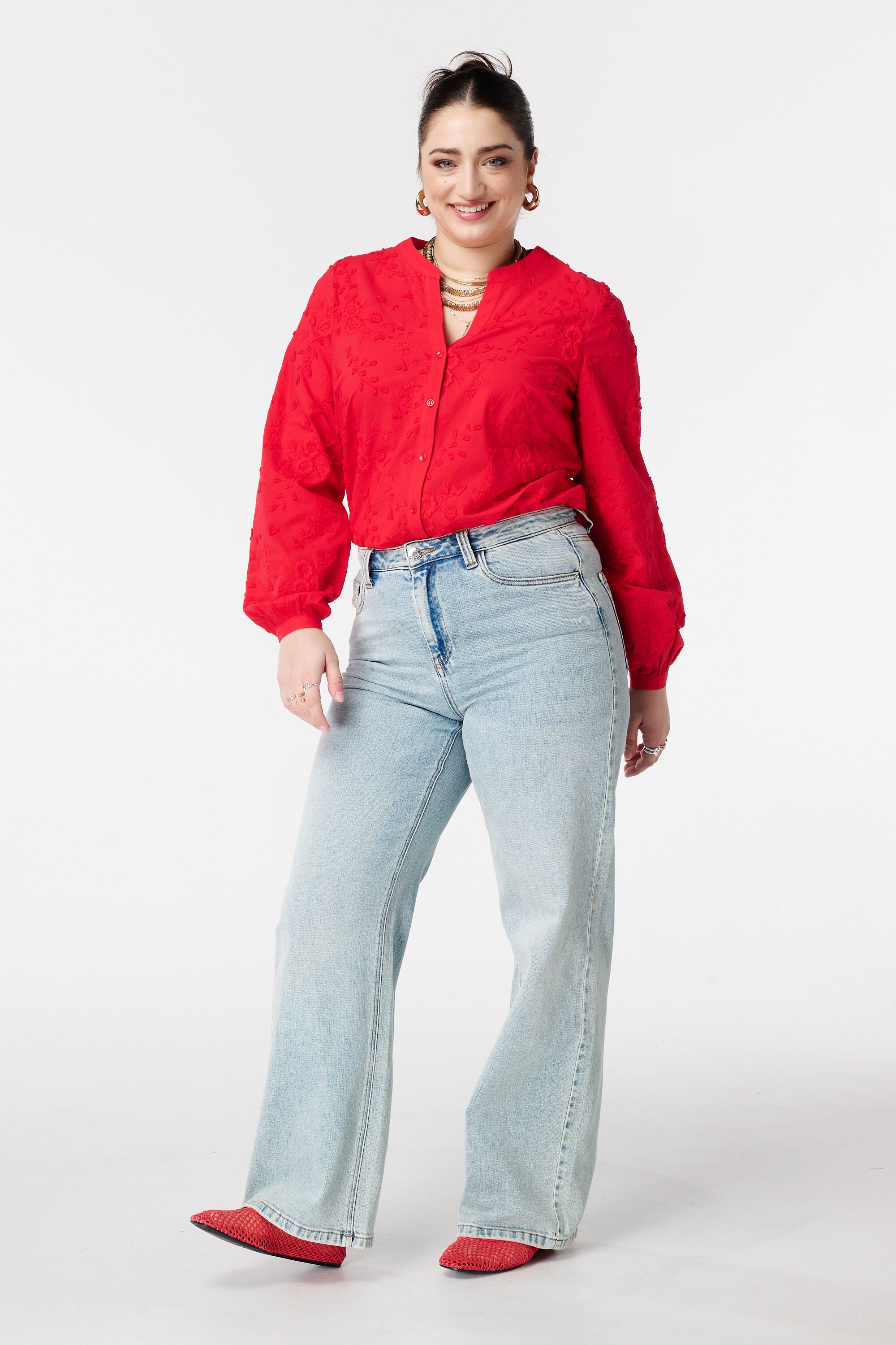 Blouse met bloemenprint image number 5