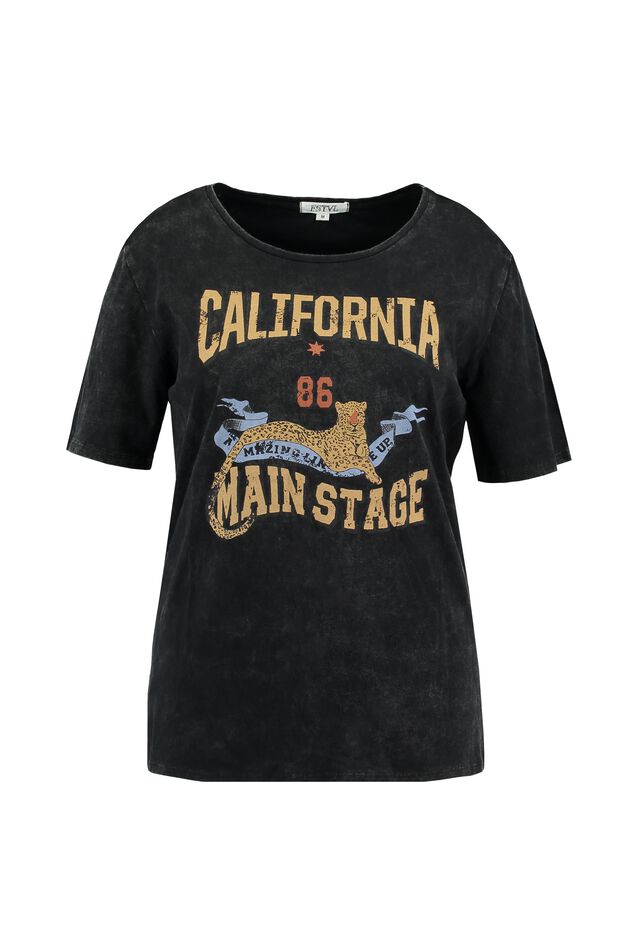 T-shirt met printopdruk image number 1