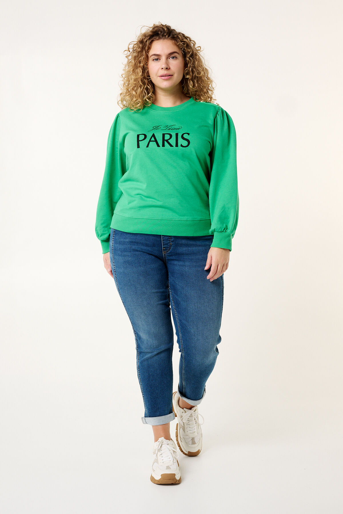 Sweater "Paris" met knopen op de schouder image number 6
