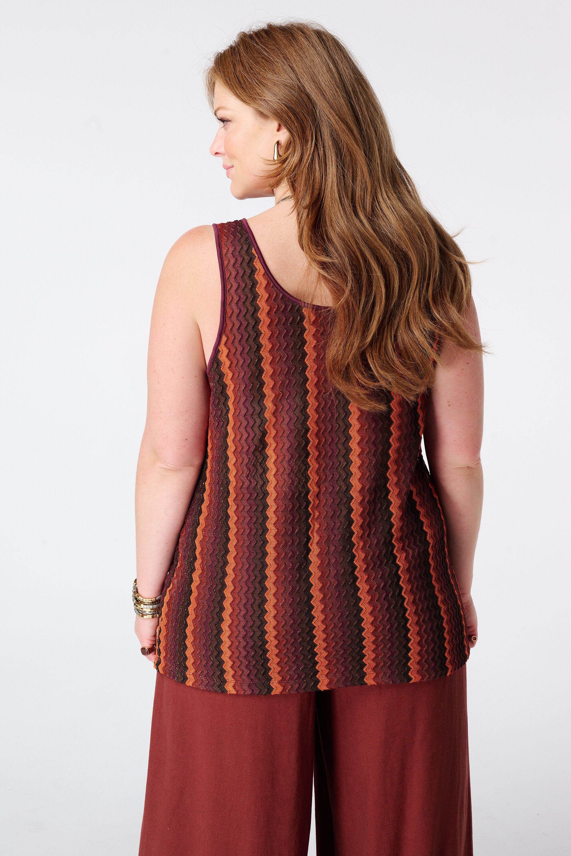 Singlet met zigzag print image number 3
